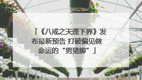 《八戒之天蓬下界》发布最新预告 打破偏见做命运的“男猪脚”