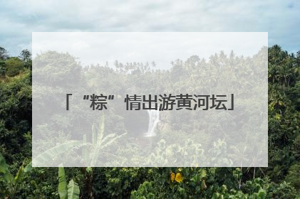“粽”情出游黄河坛