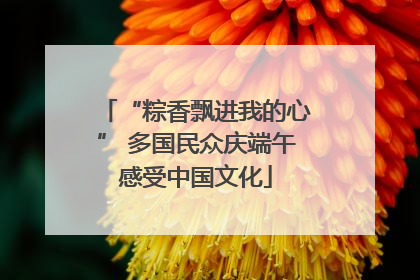 “粽香飘进我的心” 多国民众庆端午感受中国文化