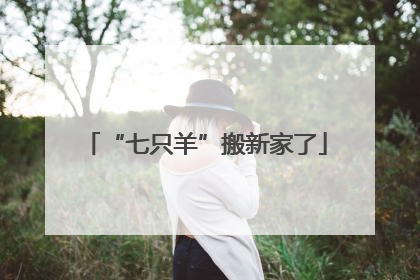 “七只羊”搬新家了