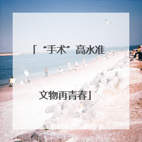 “手术”高水准 文物再青春