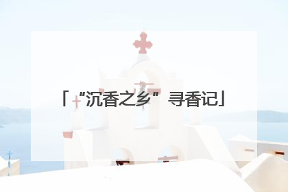 “沉香之乡”寻香记