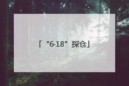“6·18”探仓