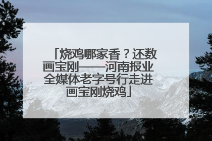 烧鸡哪家香？还数画宝刚——河南报业全媒体老字号行走进画宝刚烧鸡
