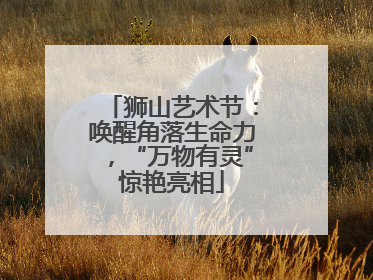 狮山艺术节：唤醒角落生命力，“万物有灵”惊艳亮相