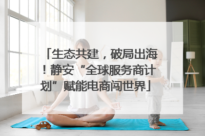 生态共建，破局出海！静安“全球服务商计划”赋能电商闯世界