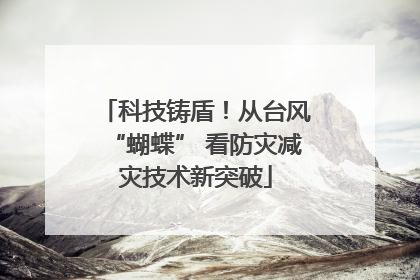 科技铸盾！从台风“蝴蝶” 看防灾减灾技术新突破