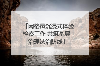 网格员沉浸式体验检察工作 共筑基层治理法治防线
