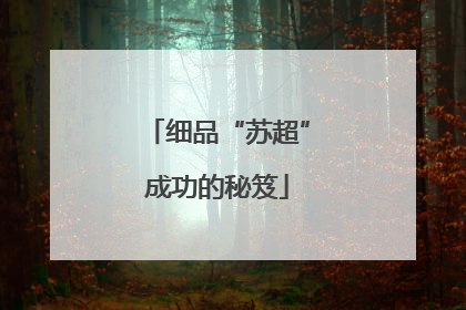 细品“苏超”成功的秘笈