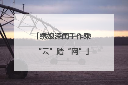 绣娘深闺手作乘“云”踏“网”