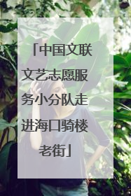 中国文联文艺志愿服务小分队走进海口骑楼老街