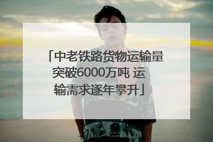 中老铁路货物运输量突破6000万吨 运输需求逐年攀升