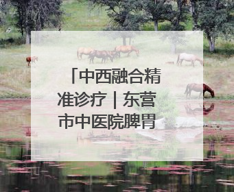 中西融合精准诊疗｜东营市中医院脾胃病科全力护佑脾胃健康