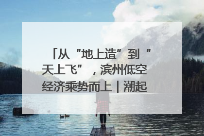 从“地上造”到“天上飞”，滨州低空经济乘势而上｜潮起渤海・网聚黄蓝