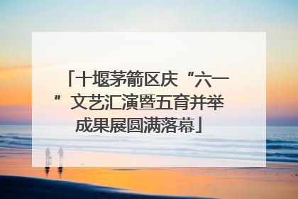 十堰茅箭区庆“六一”文艺汇演暨五育并举成果展圆满落幕