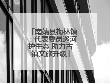 南靖县梅林镇：代表委员巡河护生态 助力古镇文旅升级