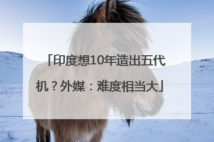 印度想10年造出五代机？外媒：难度相当大