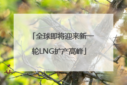 全球即将迎来新一轮LNG扩产高峰
