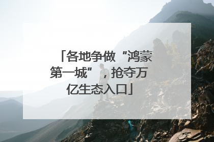 各地争做“鸿蒙第一城”，抢夺万亿生态入口