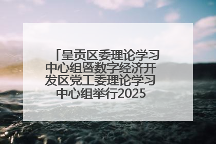 呈贡区委理论学习中心组暨数字经济开发区党工委理论学习中心组举行2025年第七次学习会议