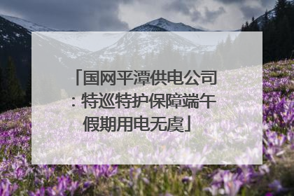 国网平潭供电公司：特巡特护保障端午假期用电无虞
