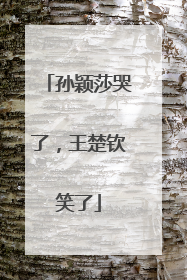 孙颖莎哭了，王楚钦笑了