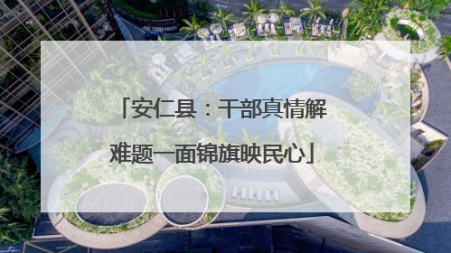 安仁县：干部真情解难题一面锦旗映民心