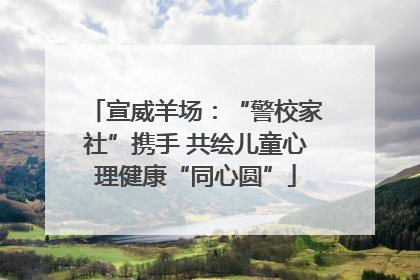 宣威羊场：“警校家社”携手 共绘儿童心理健康“同心圆”