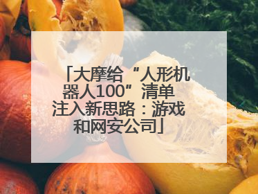 大摩给“人形机器人100”清单注入新思路：游戏和网安公司