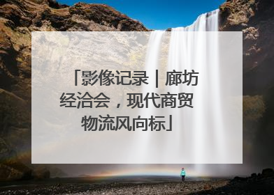 影像记录｜廊坊经洽会，现代商贸物流风向标