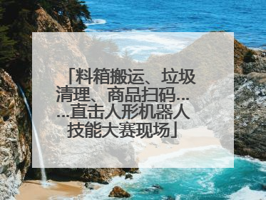 料箱搬运、垃圾清理、商品扫码……直击人形机器人技能大赛现场