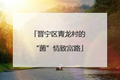 晋宁区青龙村的“菌”情致富路