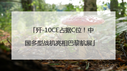 歼-10CE占据C位！中国多型战机亮相巴黎航展