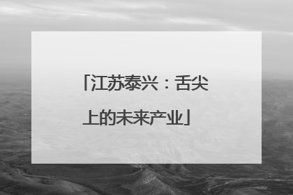 江苏泰兴：舌尖上的未来产业