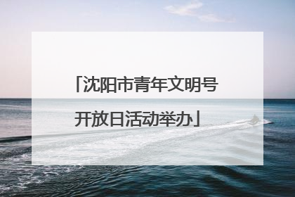 沈阳市青年文明号开放日活动举办