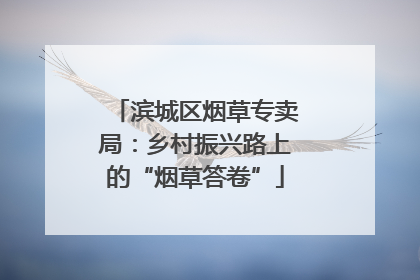 滨城区烟草专卖局：乡村振兴路上的“烟草答卷”