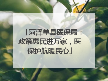 菏泽单县医保局：政策惠民进万家，医保护航暖民心