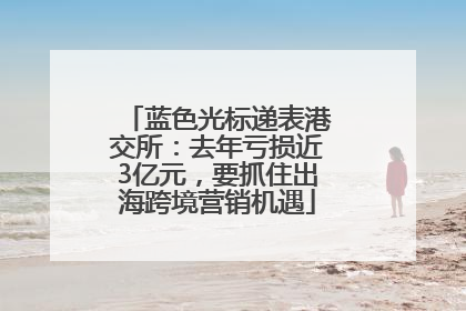 蓝色光标递表港交所：去年亏损近3亿元，要抓住出海跨境营销机遇