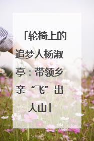 轮椅上的追梦人杨淑亭：带领乡亲“飞”出大山