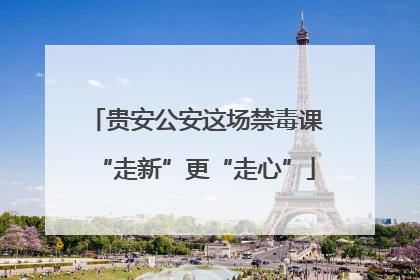 贵安公安这场禁毒课“走新”更“走心”