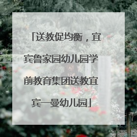 送教促均衡，宜宾鲁家园幼儿园学前教育集团送教宜宾一曼幼儿园