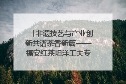 非遗技艺与产业创新共谱茶香新篇——福安红茶坦洋工夫专场推介会在京举办