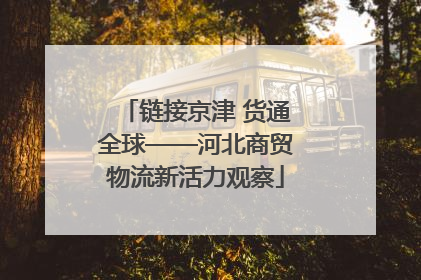 链接京津 货通全球——河北商贸物流新活力观察