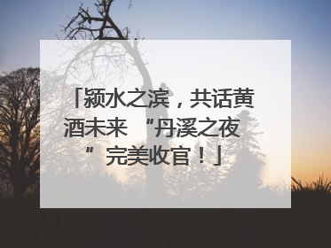 颍水之滨，共话黄酒未来 “丹溪之夜”完美收官！