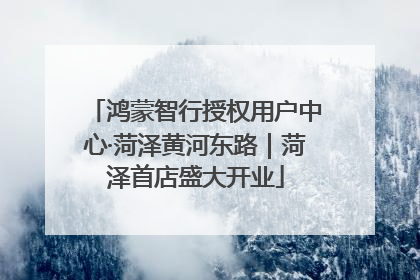 鸿蒙智行授权用户中心·菏泽黄河东路｜菏泽首店盛大开业