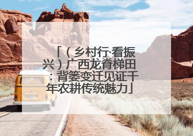 （乡村行·看振兴）广西龙脊梯田：背篓变迁见证千年农耕传统魅力