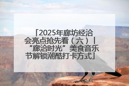 2025年廊坊经洽会亮点抢先看（六）丨“廊洽时光”美食音乐节解锁潮酷打卡方式
