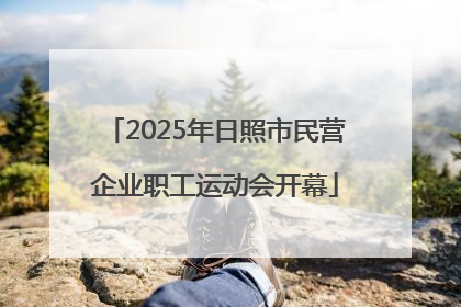 2025年日照市民营企业职工运动会开幕