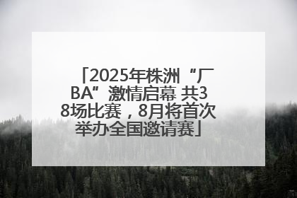 2025年株洲“厂BA”激情启幕 共38场比赛，8月将首次举办全国邀请赛