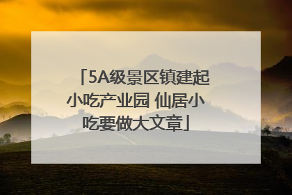 5A级景区镇建起小吃产业园 仙居小吃要做大文章